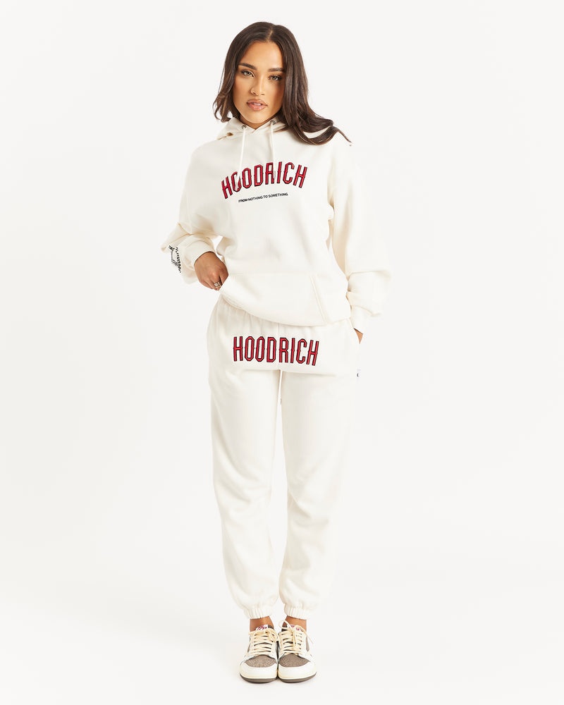 Cream / Red / Black Women's Hoodrich OG Breeze Hoodie | USA ZGQLWO071