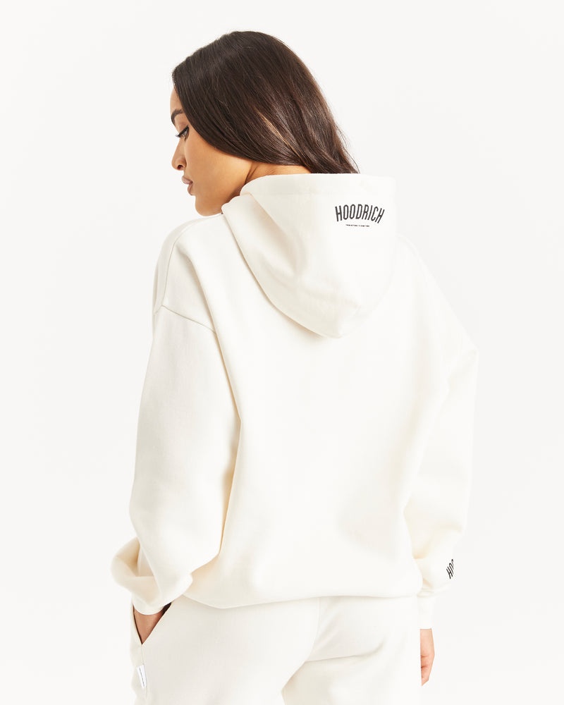 Cream / Red / Black Women's Hoodrich OG Breeze Hoodie | USA ZGQLWO071