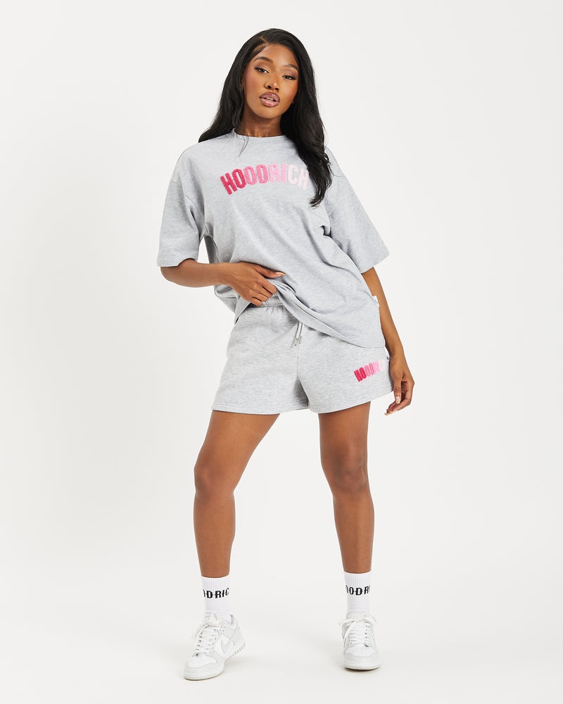 Grey Women's Hoodrich OG Kraze Boyfriend T-Shirt | USA ZEMLQD952