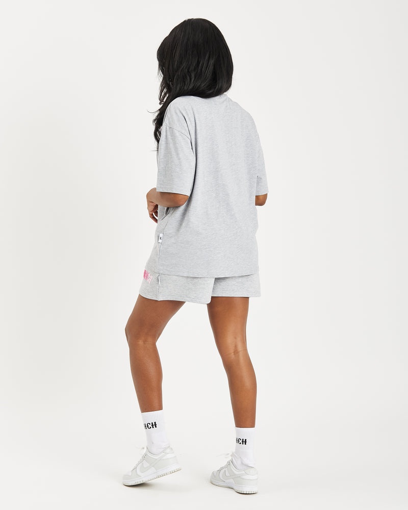 Grey Women's Hoodrich OG Kraze Boyfriend T-Shirt | USA ZEMLQD952