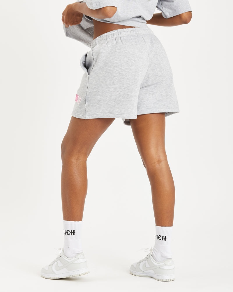 Grey Women's Hoodrich OG Kraze Shorts | USA FDQZNP701