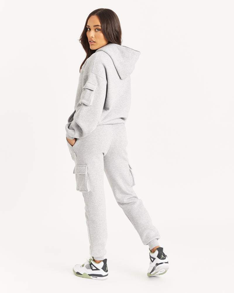 Grey / Black Women's Hoodrich OG Luna Full Zip Hoodie | USA FPHWTM536