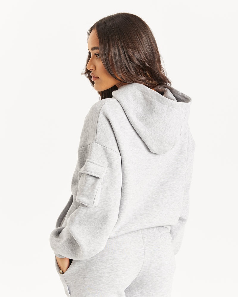 Grey / Black Women's Hoodrich OG Luna Full Zip Hoodie | USA FPHWTM536