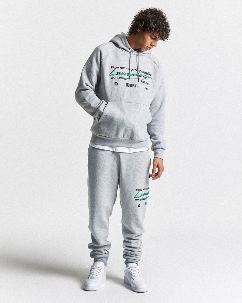 Grey / Black / Green Men's Hoodrich OG Cruzade Joggers | USA UPJIBX195