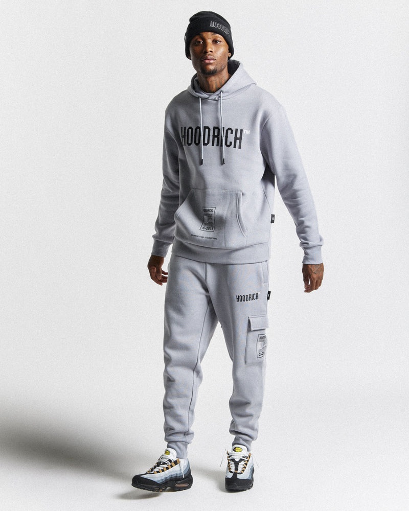 Grey / Black / White Men's Hoodrich OG Akira Hoodie | USA VSWAMI457