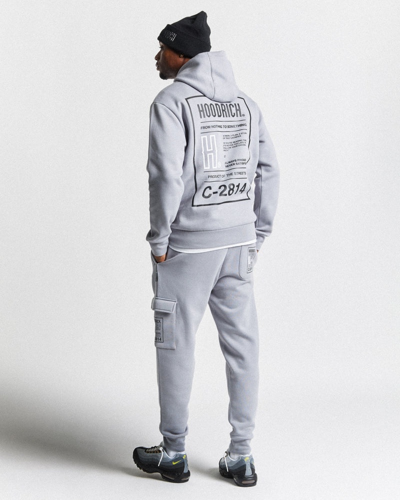 Grey / Black / White Men's Hoodrich OG Akira Hoodie | USA VSWAMI457