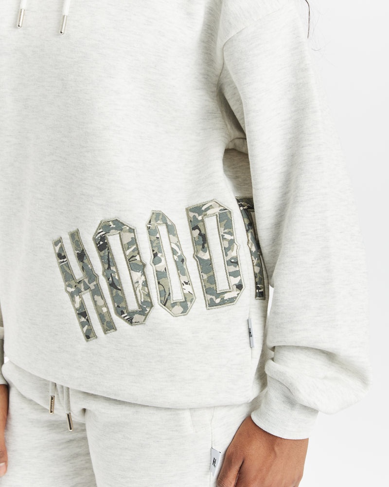 Grey / Camo Women's Hoodrich OG Crescent Hoodie | USA GAMSTB093