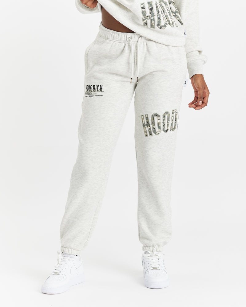 Grey / Camo Women's Hoodrich OG Crescent Joggers | USA KTHOCV538