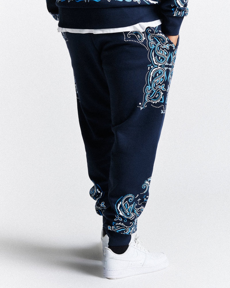 Navy / White / Blue Men's Hoodrich Motif Joggers | USA FIUSMD692