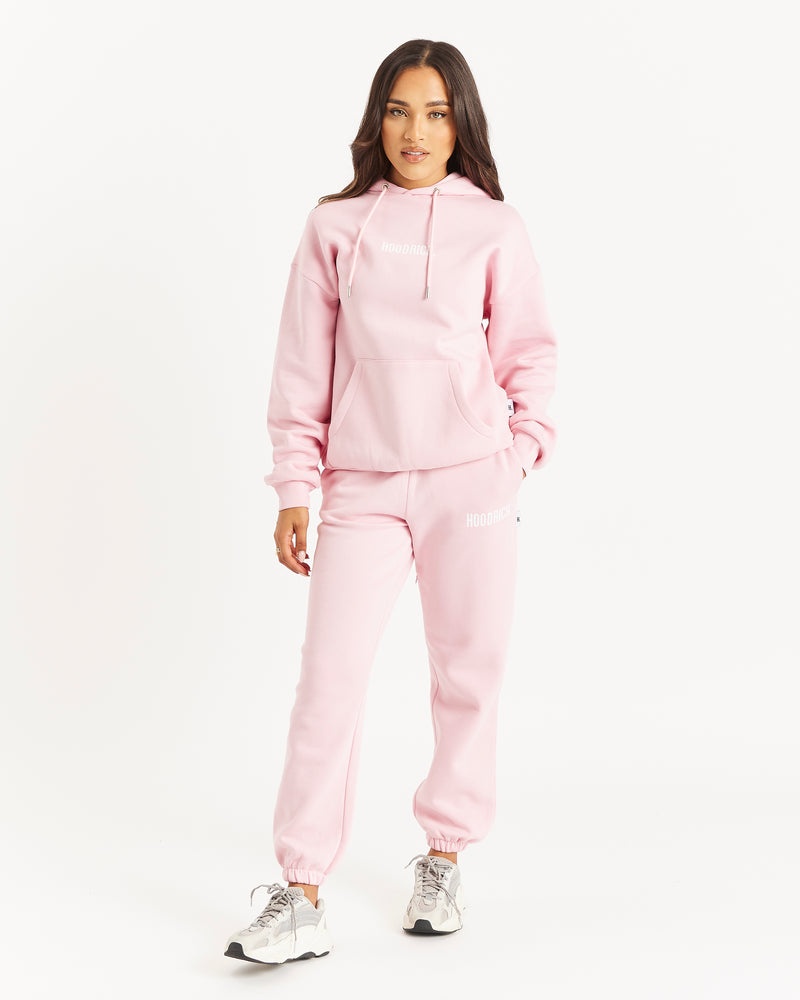 Pink / White Women's Hoodrich OG Storm Logo Hoodie | USA OPHNWV245