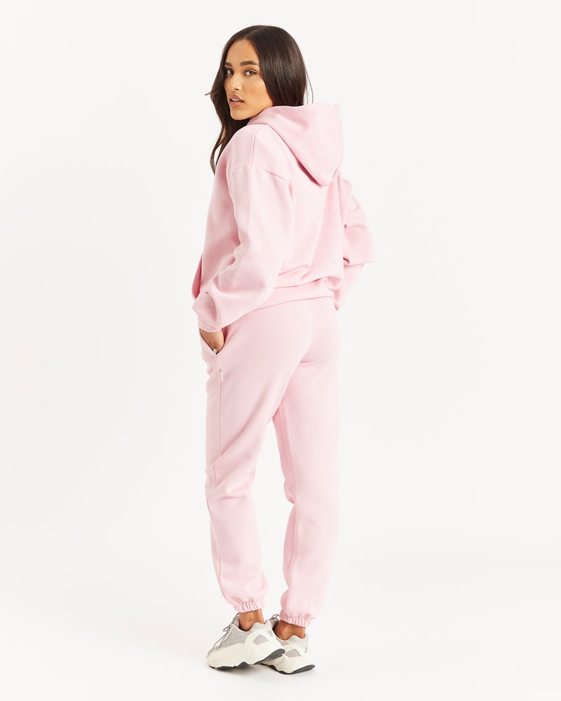 Pink / White Women's Hoodrich OG Storm Logo Hoodie | USA OPHNWV245