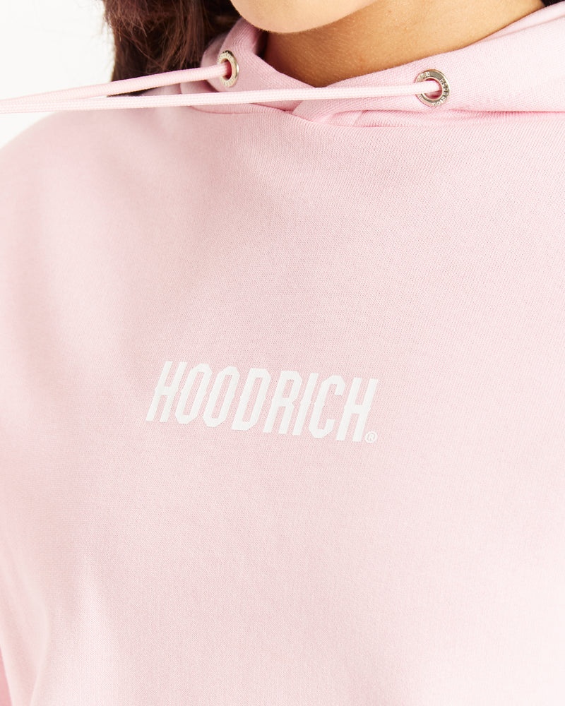 Pink / White Women's Hoodrich OG Storm Logo Hoodie | USA OPHNWV245