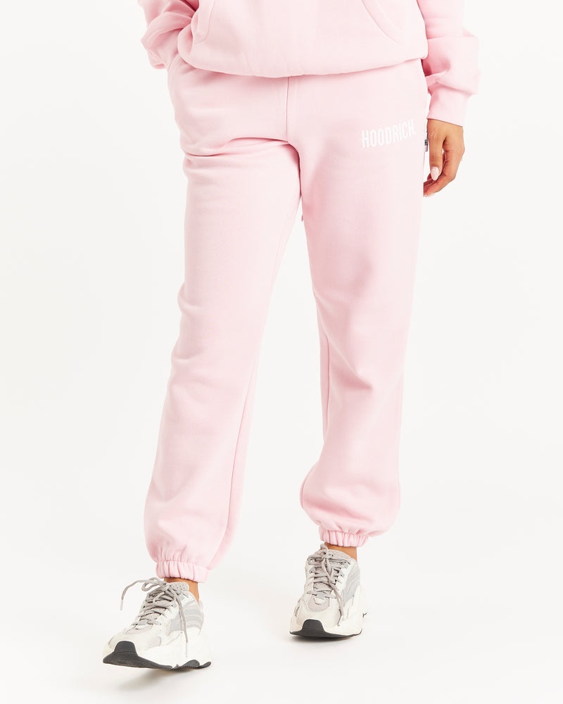 Pink / White Women's Hoodrich OG Storm Logo Joggers | USA CPEQDO076