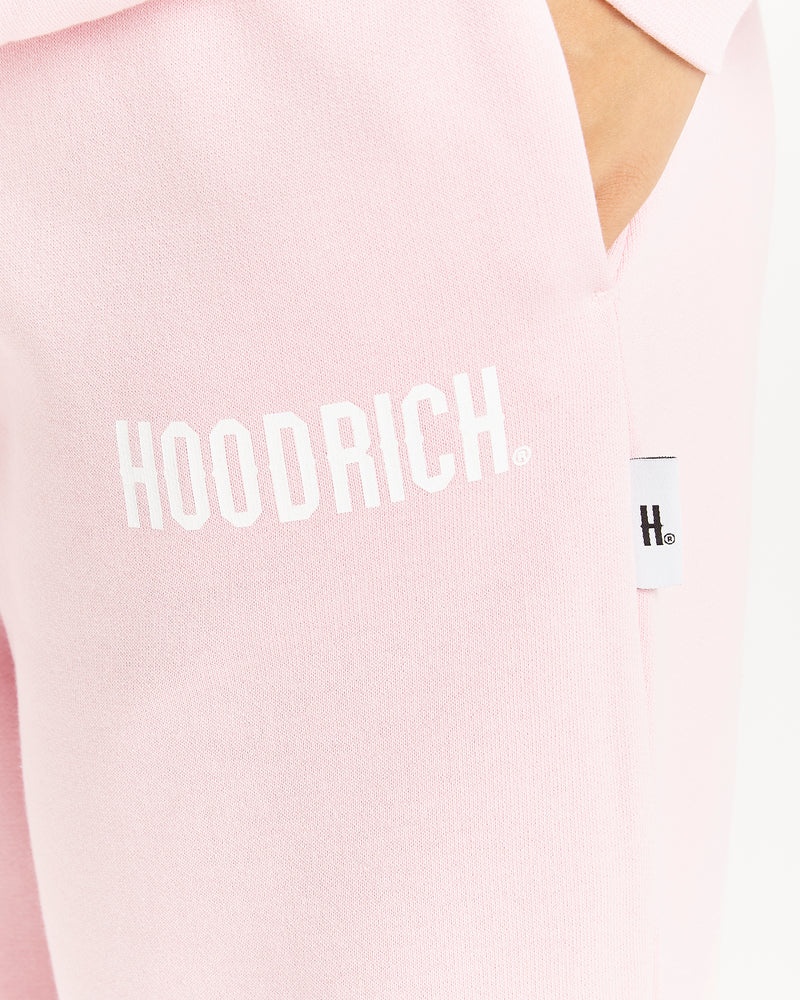 Pink / White Women's Hoodrich OG Storm Logo Joggers | USA CPEQDO076