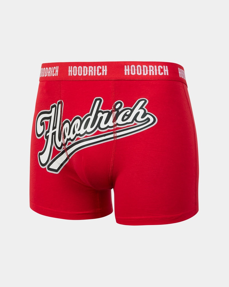 Red / Blue / Black Men's Hoodrich Stadium 3 Pack Boxers | USA RVQGHU743