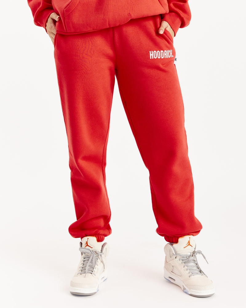 Red / White Women's Hoodrich OG Storm Joggers | USA CEPDGN802