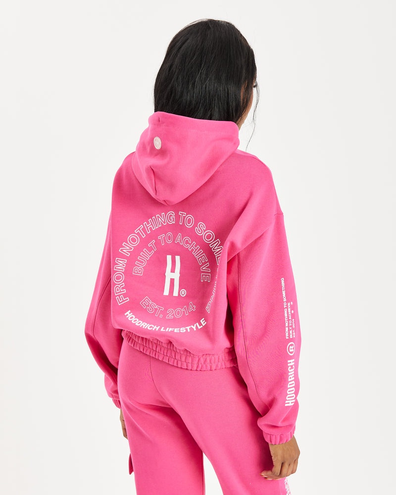 White Women's Hoodrich OG Revolve Hoodie | USA HZNOLR586