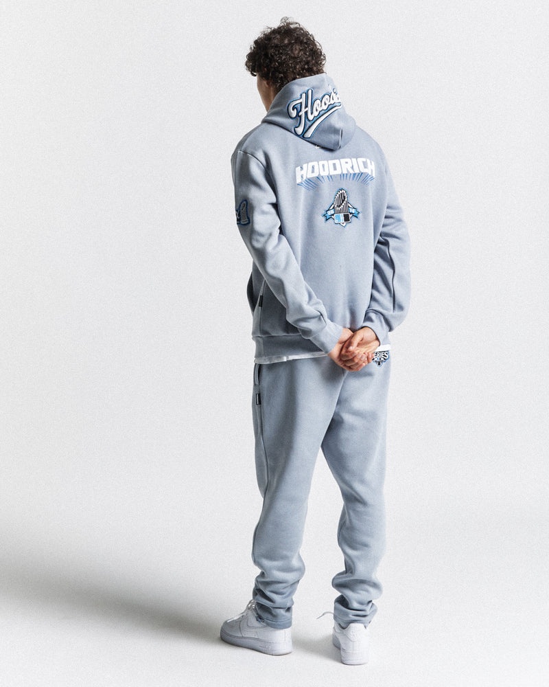 White / Blue Men's Hoodrich Stadium Joggers | USA HBJPQR154